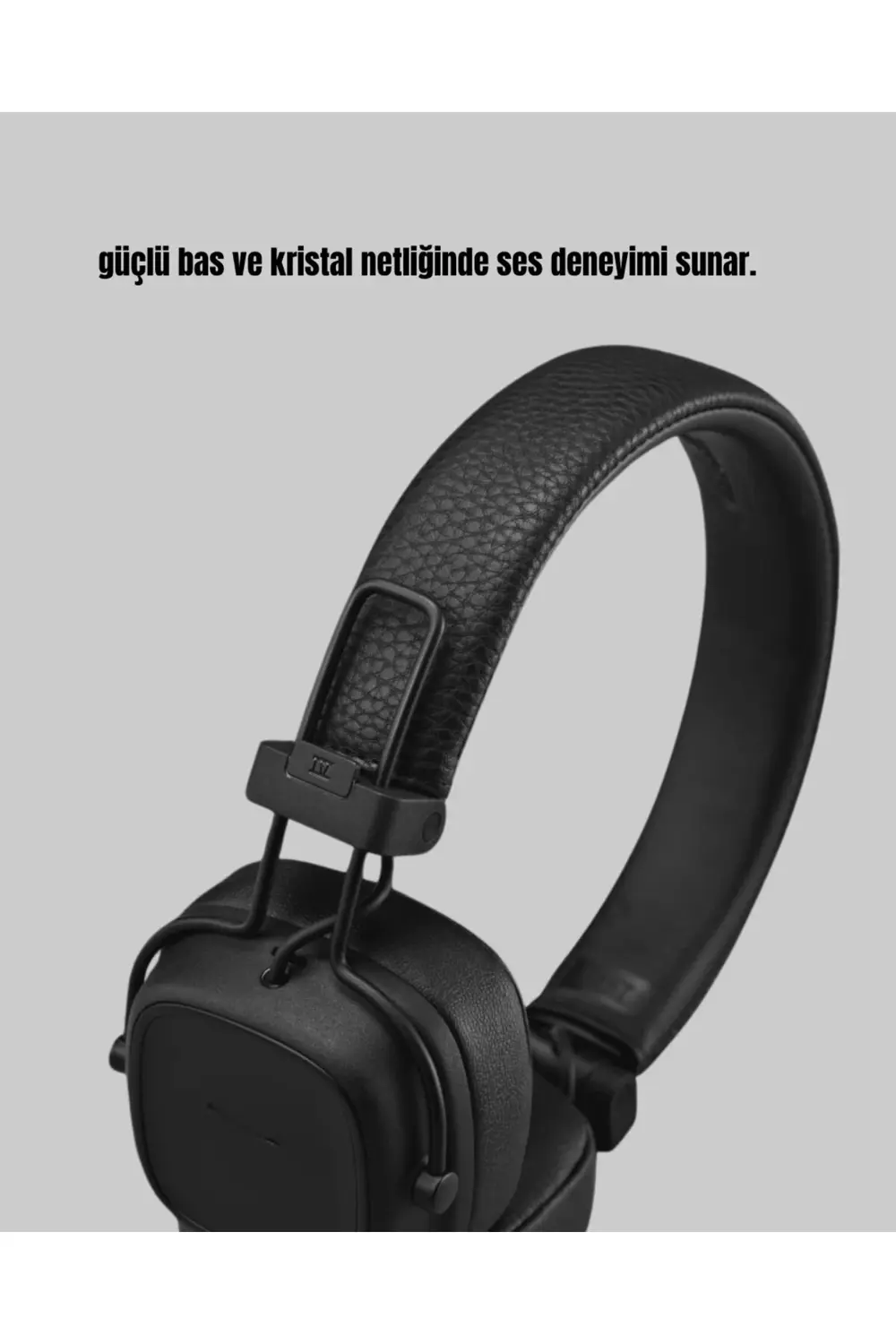 Kablosuz Kulak Üstü Bluetooth Kulaklık Güçlü Bas ve Katlanabilir