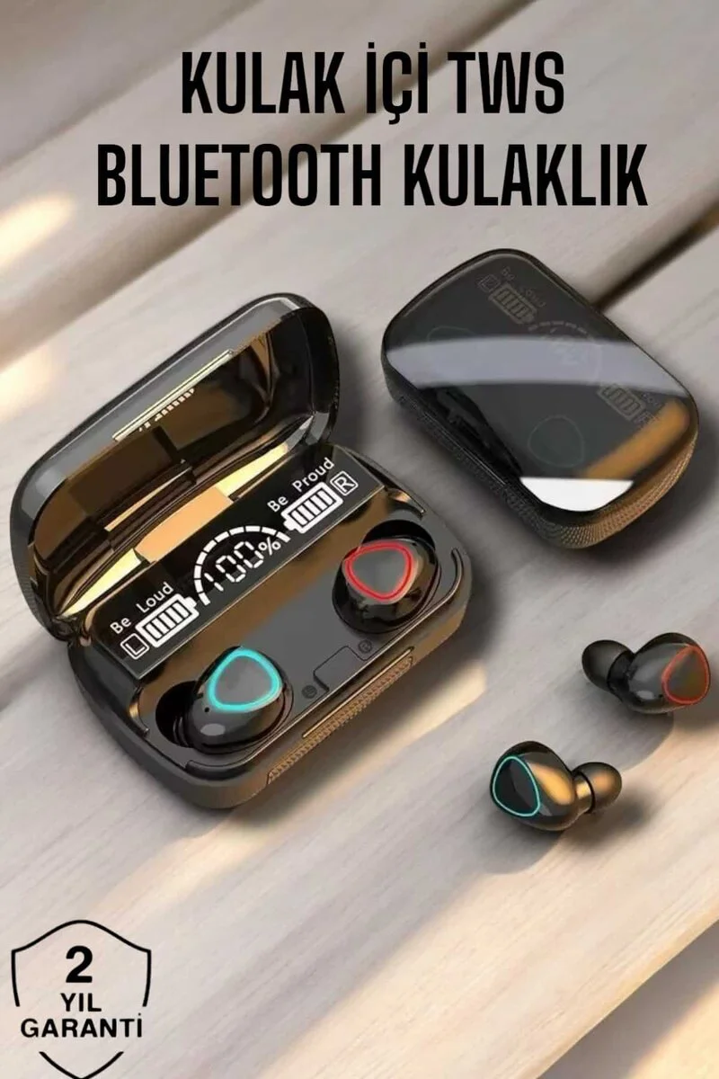 Kablosuz Kulaklık - Bluetooth 5.3, Suya Dayanıklı, Uzun Pil Ömrü, HD Ses