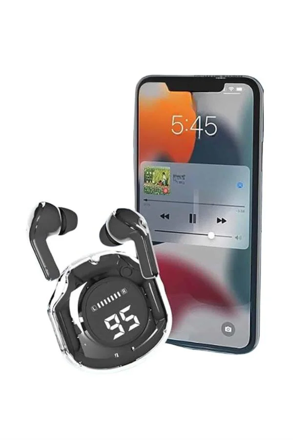 Kablosuz Kulaklık - Bluetooth 5.3 ANC ENC, Extra Bass ve Şarj Göstergeli Kulaklık