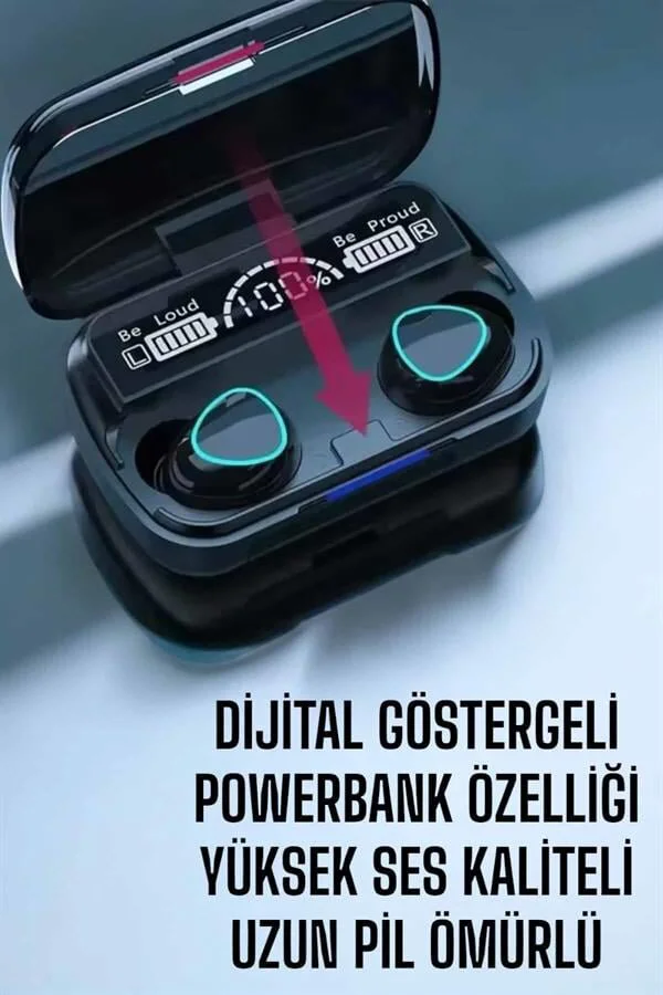 Kablosuz Kulaklık - Bluetooth 5.3, Suya Dayanıklı ve 40 Saatlik Pil Ömrü