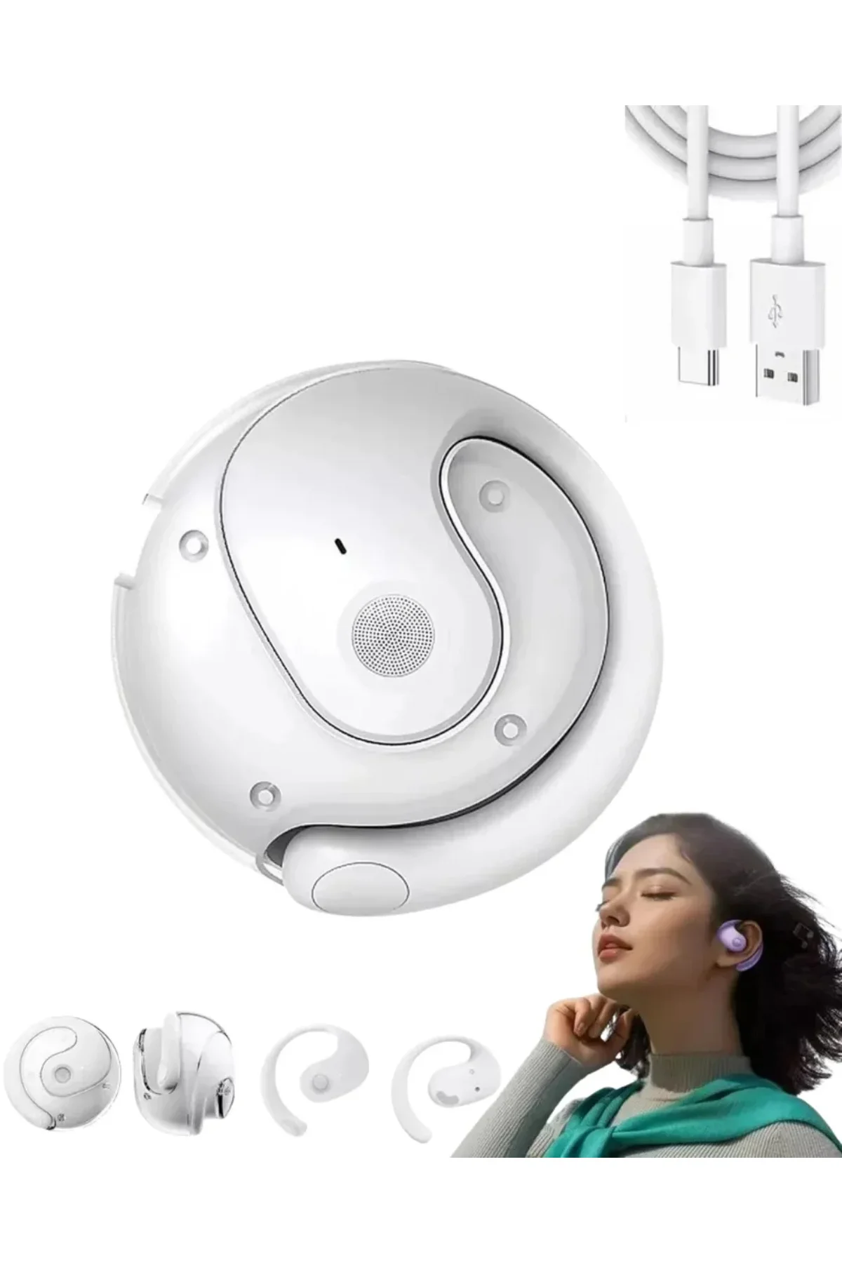 Kablosuz Kulaklık Bluetooth 5.4 Uzun Pil Ömrü ve Dokunmatik Kontrol Özellikli