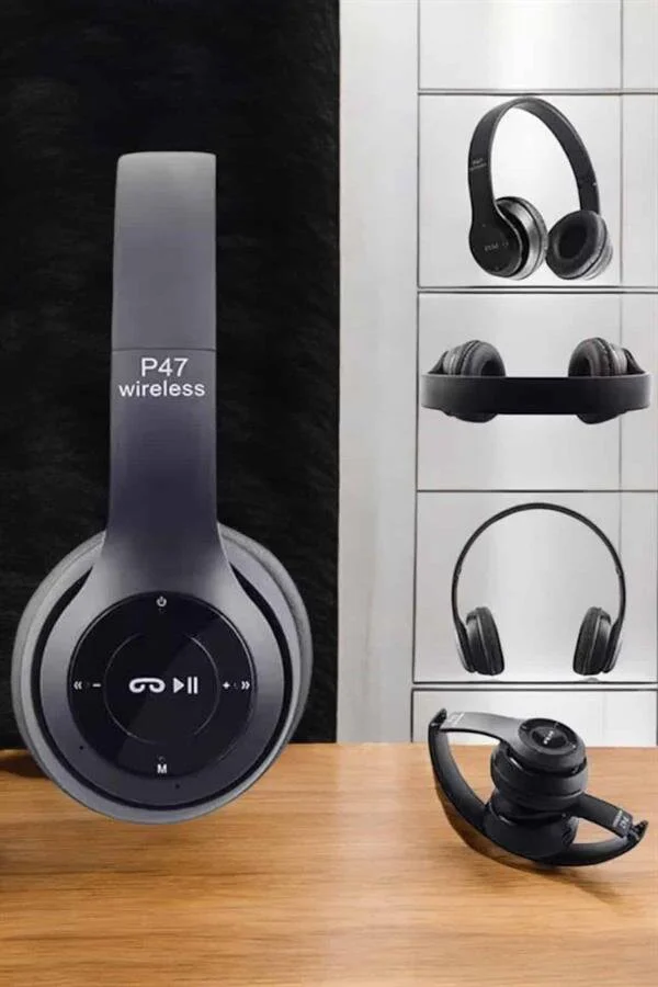 Kablosuz Kulaklık - Bluetooth 5.0 Ekstra Bass ve 10m Mesafe - P47