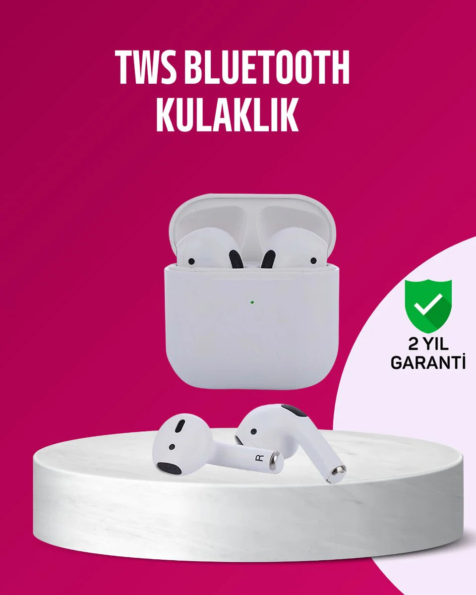 Kablosuz Kulaklık - Gürültü Önleyici HiFi, iPhone 11 Pro'dan 15 Pro'a Uyumlu