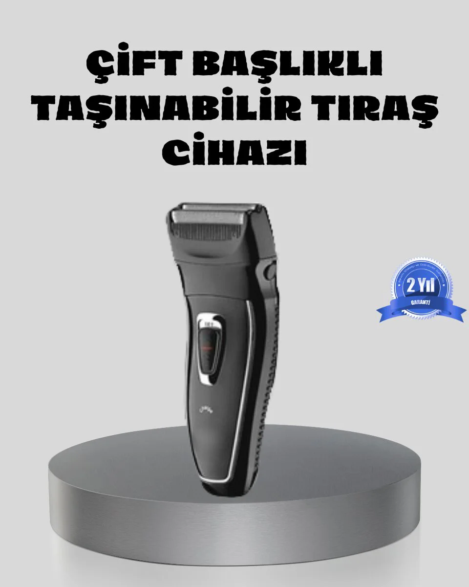 Kablosuz Kuru Tıraş Makinesi - Erkek Bakım Ürünü, Yıkanabilir Gövde