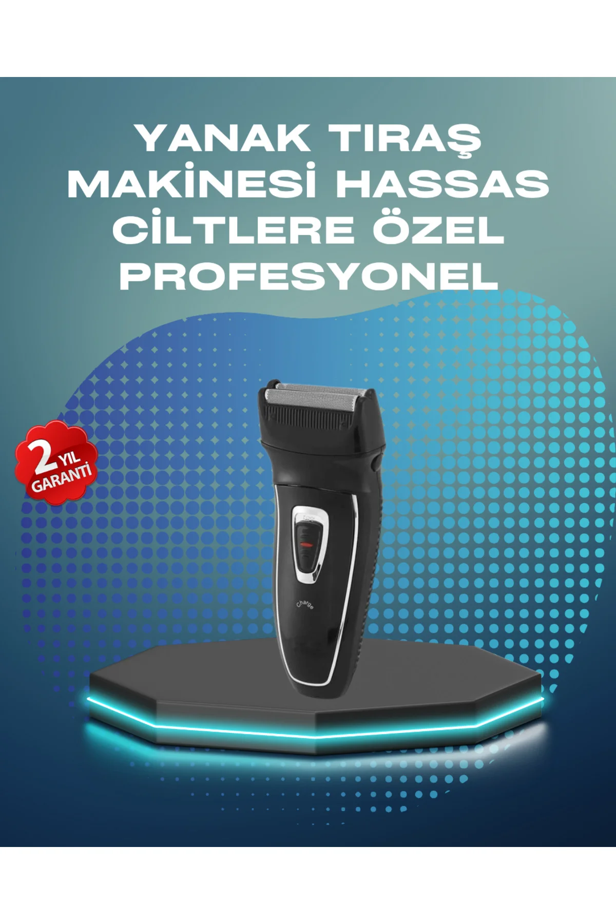 Kablosuz Kuru Tıraş Makinesi Folyo Başlıklı Kablosuz Kuru Tıraş Makinesi Folyo Başlıklı
