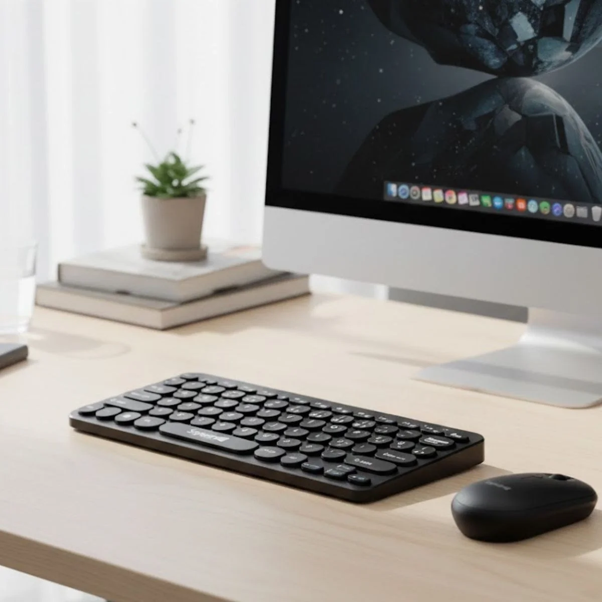 Kablosuz Lacivert Bluetooth Klavye Mouse Seti – Yuvarlak Tuşlu Tasarım, Türkçe Q Dizilim, Taşınabilir, Ev Ve Ofis Kullanımına Uygun Bx40 Fiyatı, Yorumları ve Özellikleri