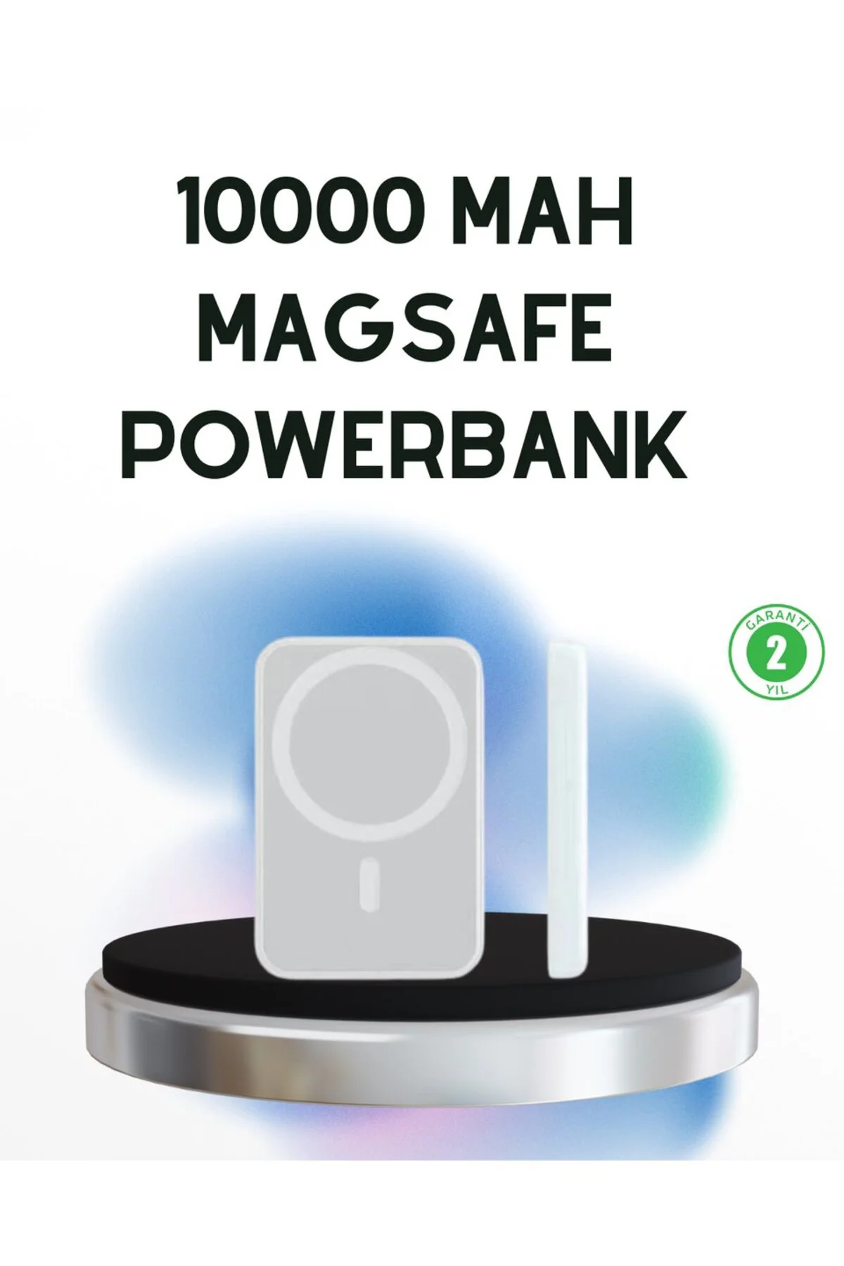 Kablosuz MagSafe Powerbank – iPhone Uyumlu, 10000 mAh, Isı Dağılı