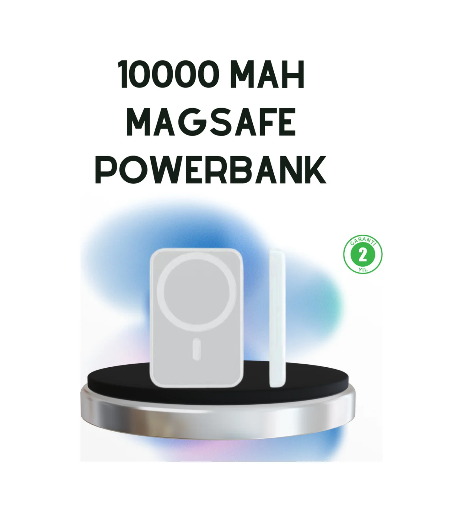 Kablosuz Magsafe Powerbank İphone Uyumlu, 10000 Mah, Isı Dağılıml