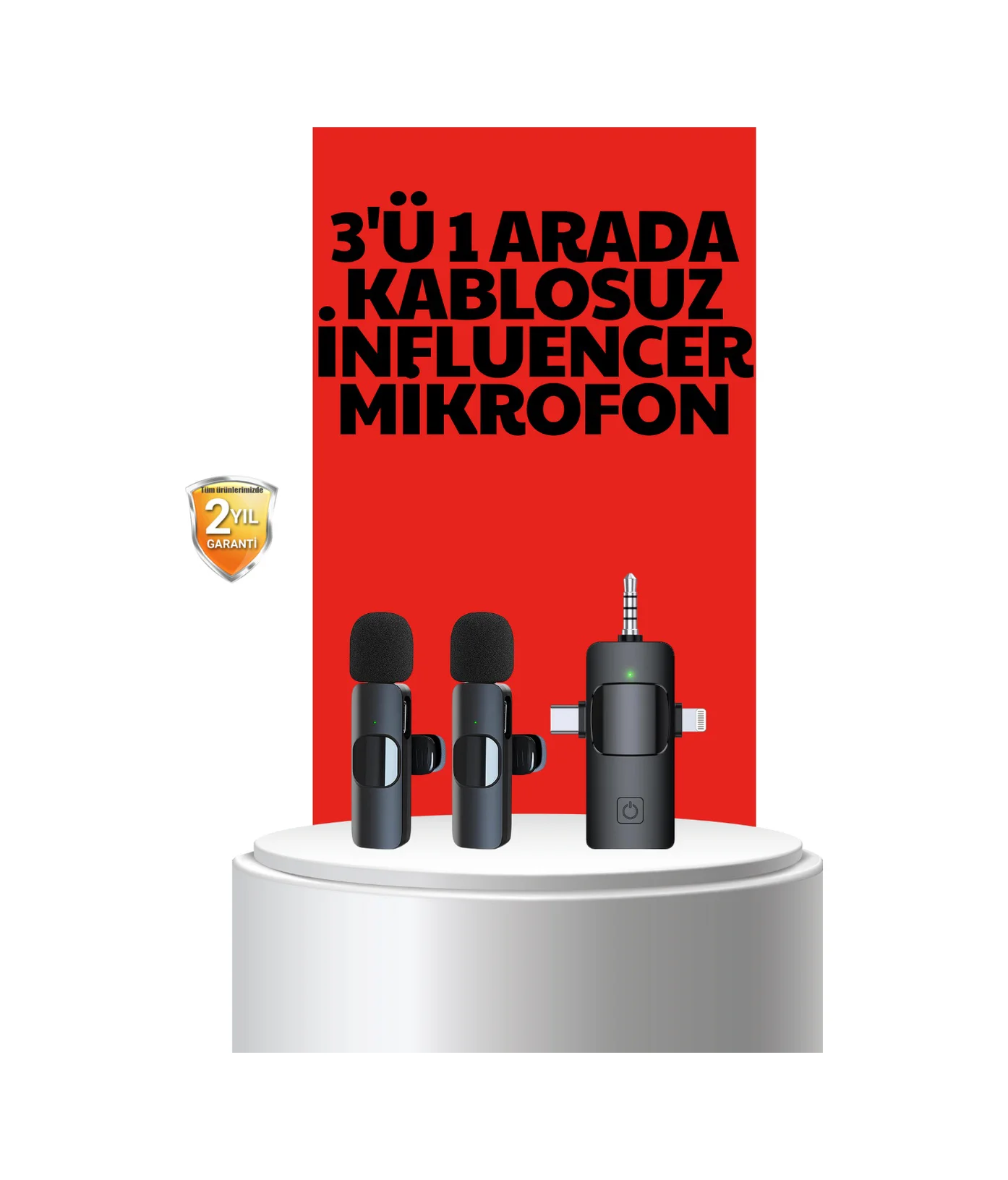 Kablosuz Mikrofon - Telefon Ve Bilgisayar Uyumlu - Lisinya