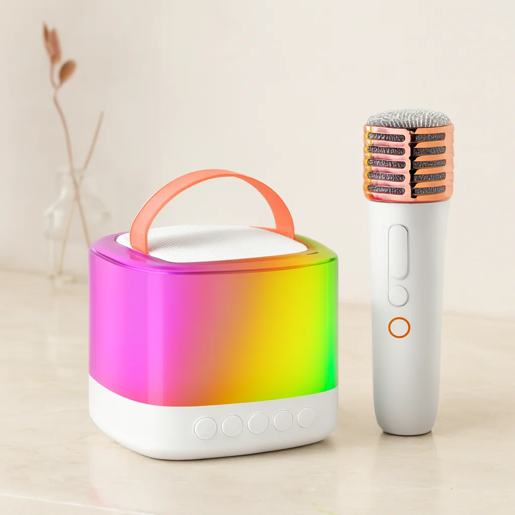 Kablosuz Mikrofonlu Karaoke Hoparlör (Bluetooth, Beyaz, USB Şarjlı) Fiyatı, Yorumları ve Özellikleri