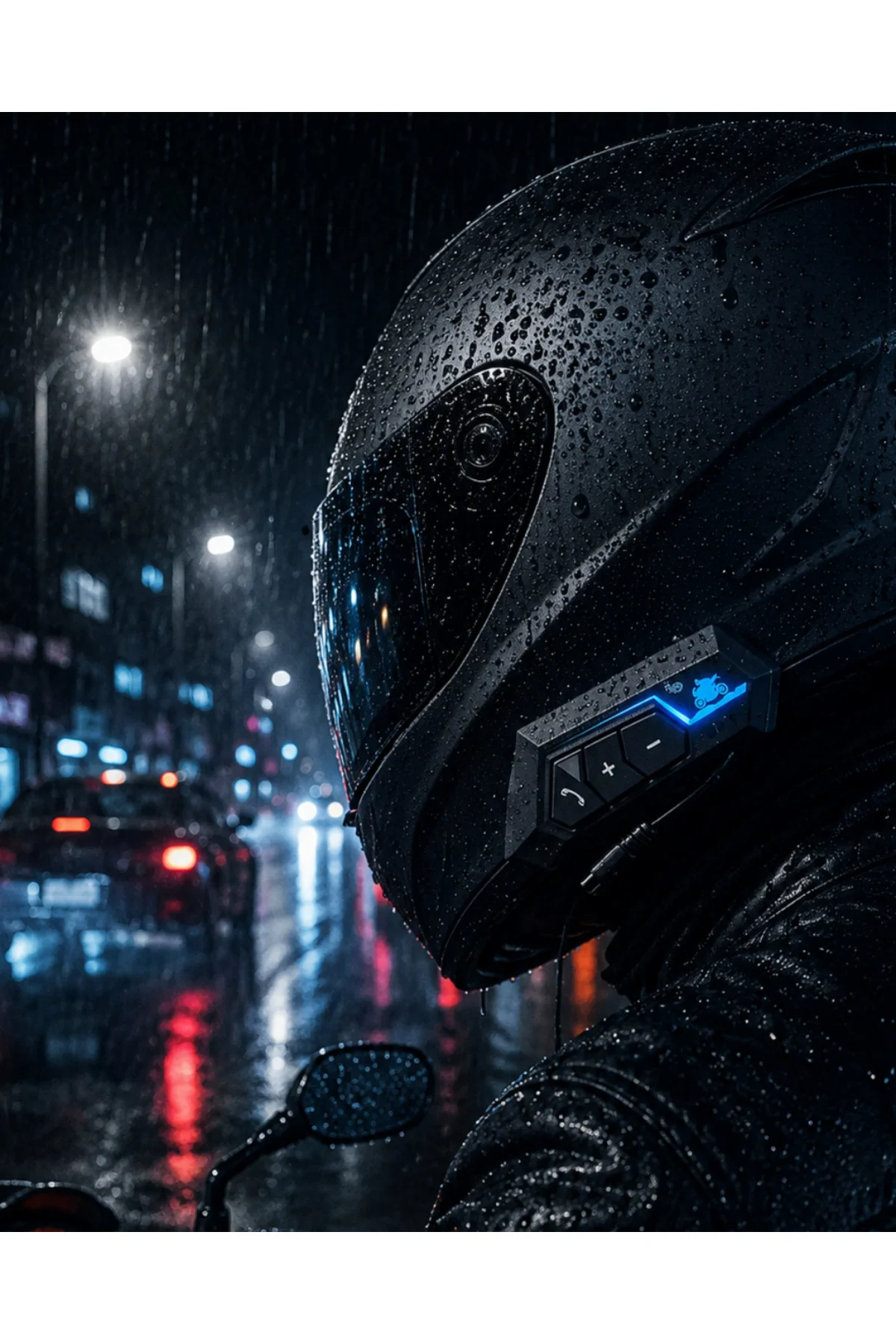 Kablosuz Motosiklet Kask Kulaklığı Bluetooth Mikrofonlu Sürüş Sis