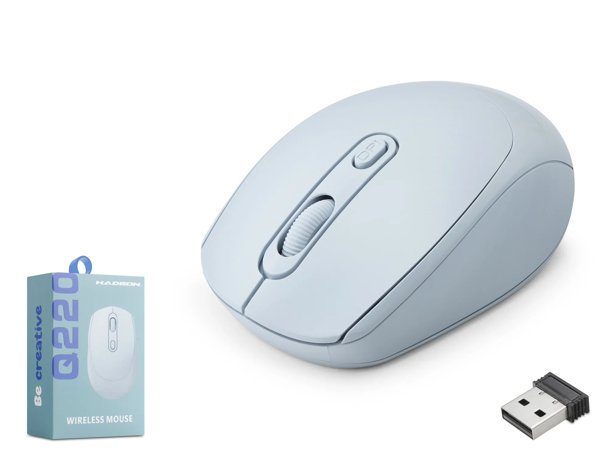 Kablosuz Mouse 1600 Dpi Mavi Q220B Kablosuz Mouse 1600 Dpi Mavi Q220B