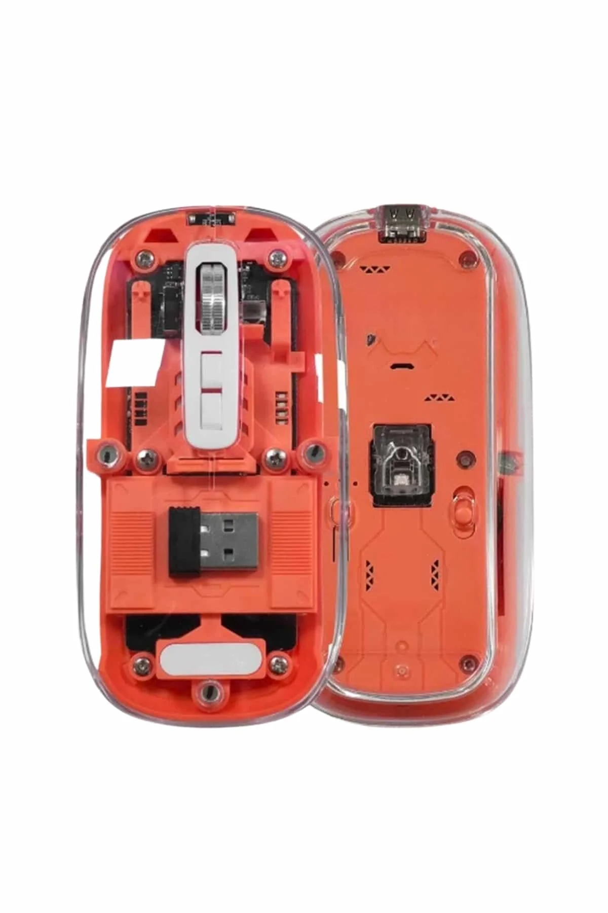 Kablosuz Mouse Fare Şarjlı Bluetooth Wireless Çift Modlu Sessiz Kablosuz Mouse Fare Şarjlı Bluetooth Wireless Çift Modlu Sessiz