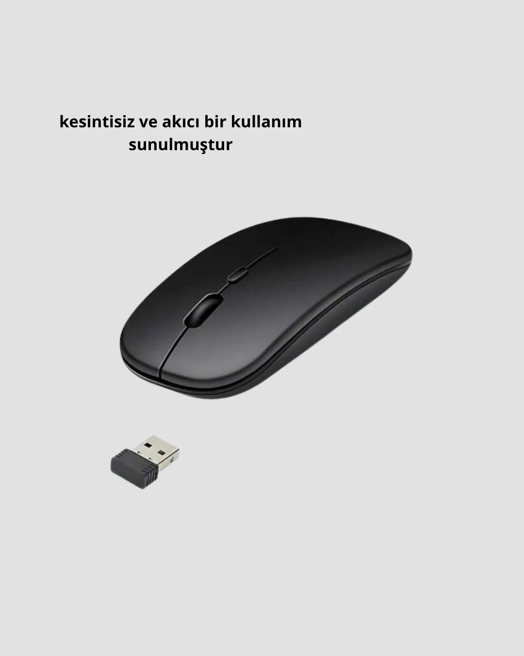 Kablosuz  Mouse –  Gelişmiş Optik Sensör, Profesyonel ve Oyun Kullanımına Uygun - Görsel 4