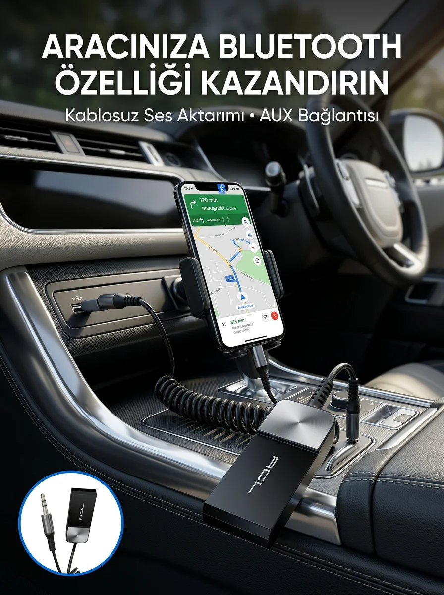 Kablosuz Müzik Aktarımı Sağlayan USB AUX Adaptörü Fiyatı, Yorumları ve Özellikleri