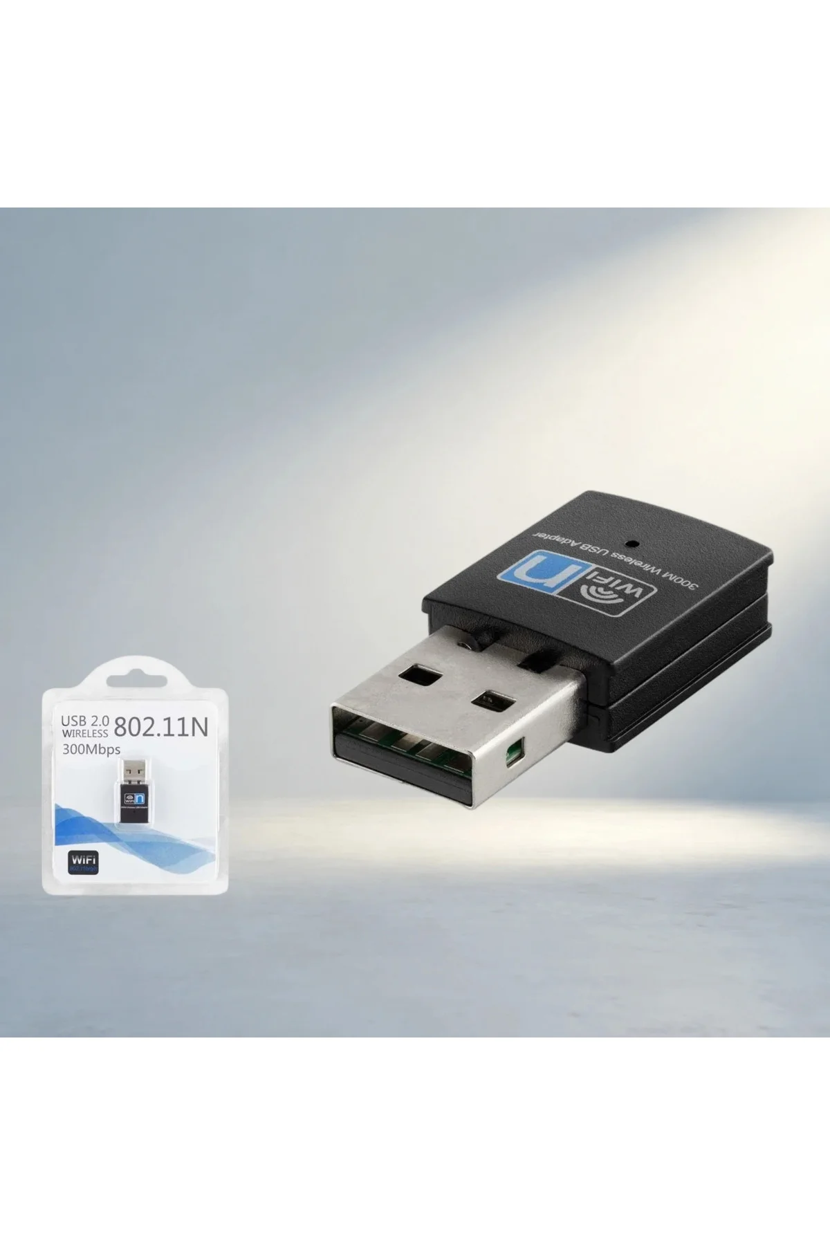 Kablosuz N Teknolojili Siyah Wifi Adaptörü Kablosuz N Teknolojili Siyah Wifi Adaptörü