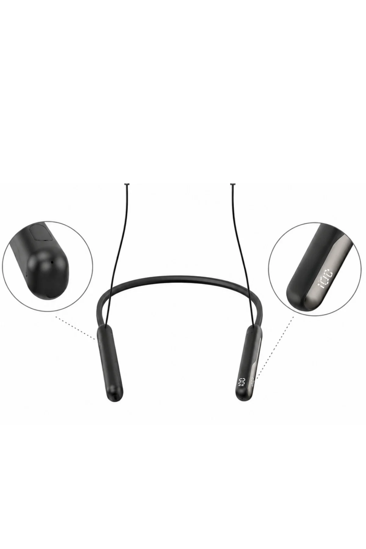 Kablosuz Neckband Kulaklık Bluetooth 5.4 Manyetik Tasarımlı - Görsel 5