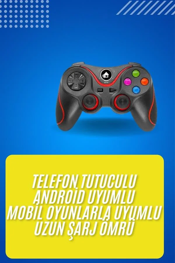 Kablosuz Oyun Kolu Bluetooth Joystick Gamepad Android Uyumlu - Lisinya