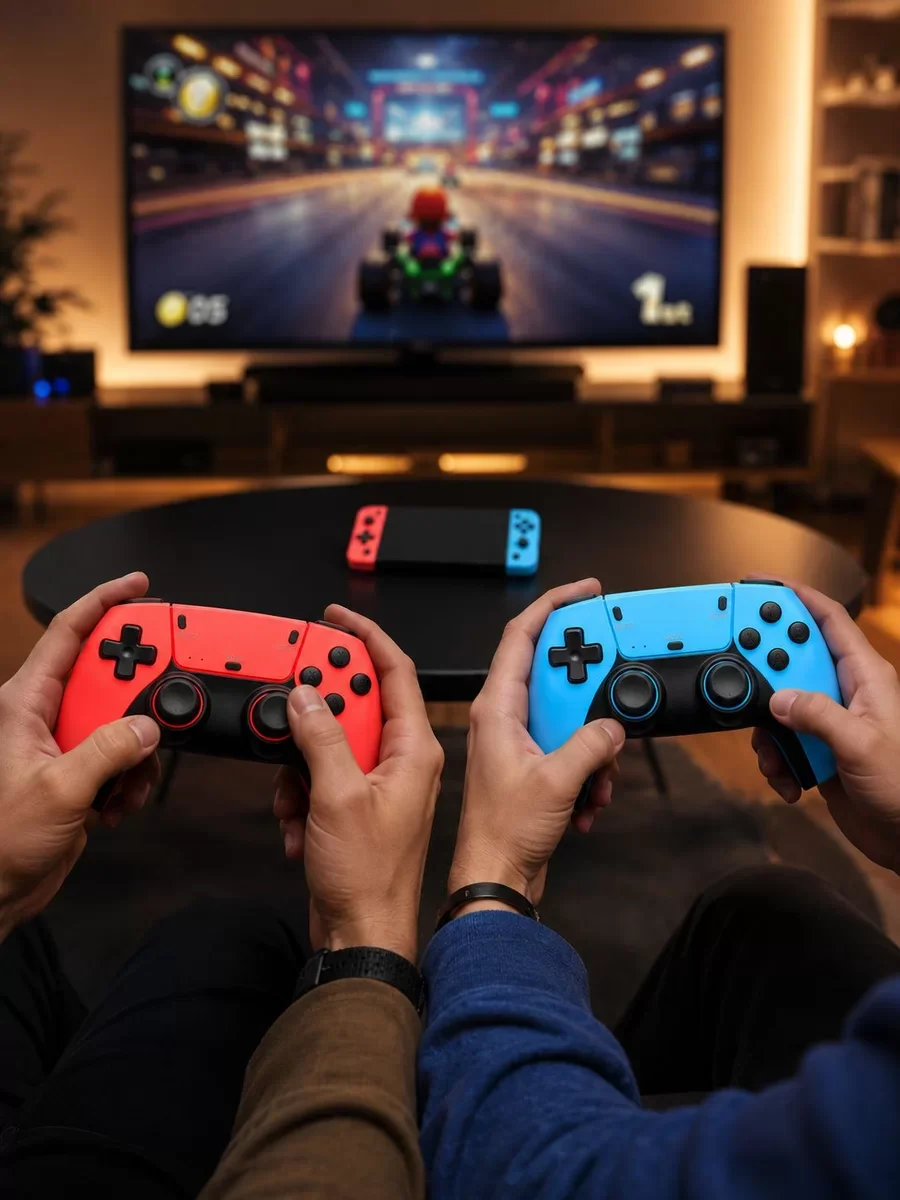 Kablosuz Oyun Konsolu HDMI Çıkışlı Retro Oyun Seti - Çift Kontrolcü ile Sonsuz Eğlence