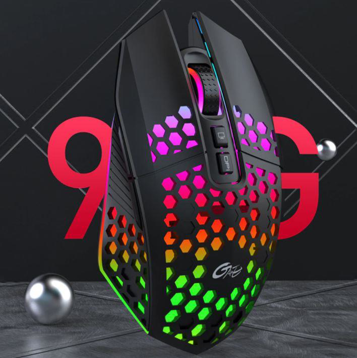 Kablosuz Oyuncu Mouse Rgb LED 2.4G 8 Buton 1600DPİ Şarj Edilebili