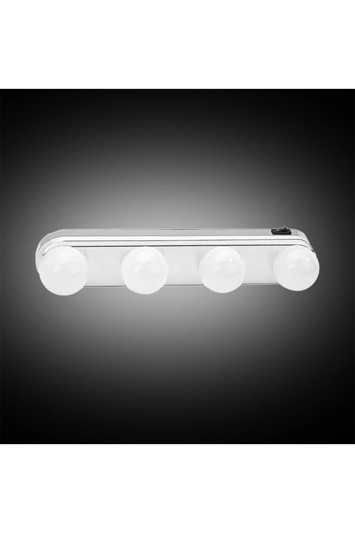 Kablosuz Parlak Banyo Stüdyo Makyaj Aynası Işığı Pilli Vantuzlu Taşınabilir 4 Led Ampul Kablosuz Parlak Banyo Stüdyo Makyaj Aynası Işığı Pilli Vantuzlu Taşınabilir 4 Led Ampul - Görsel 4
