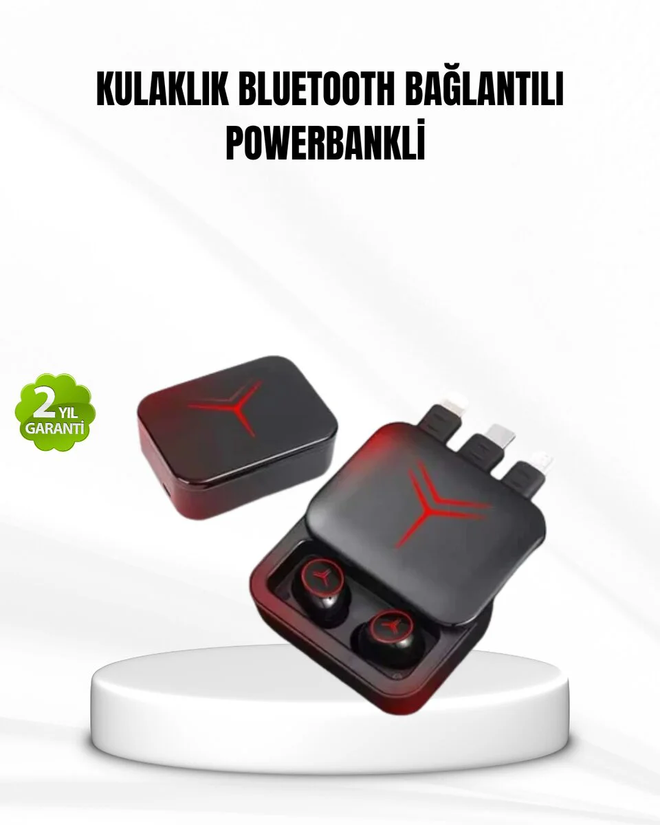 Kablosuz Powerbank Kulaklık – Yüksek Ses, Dokunmatik Kontroller ve Uzun Pil Ömrü ile Güçlü Eşlikçi