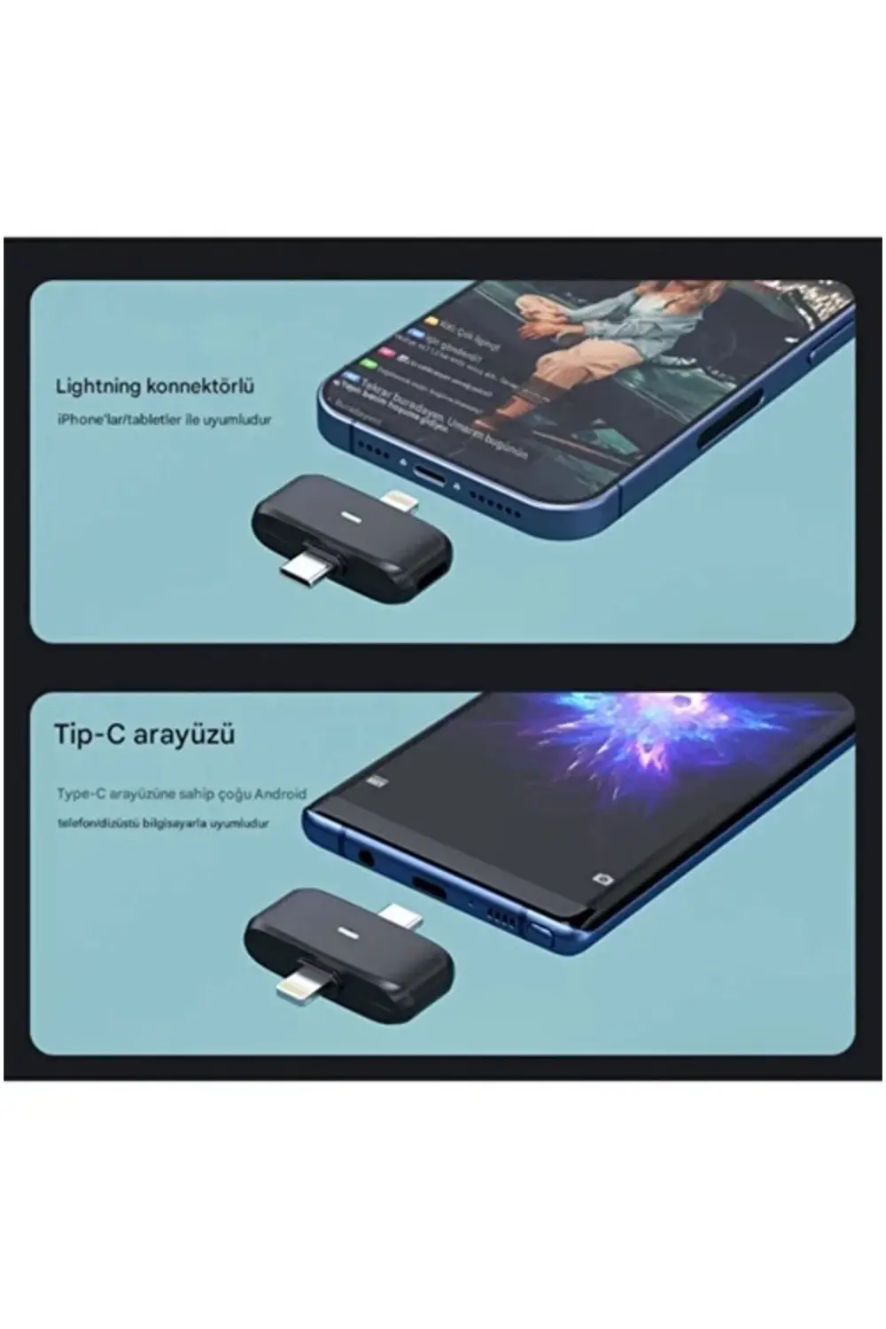 Kablosuz Profesyonel İkili Yayın Yaka Mikrofonu Şarj Kutu Mıknatı