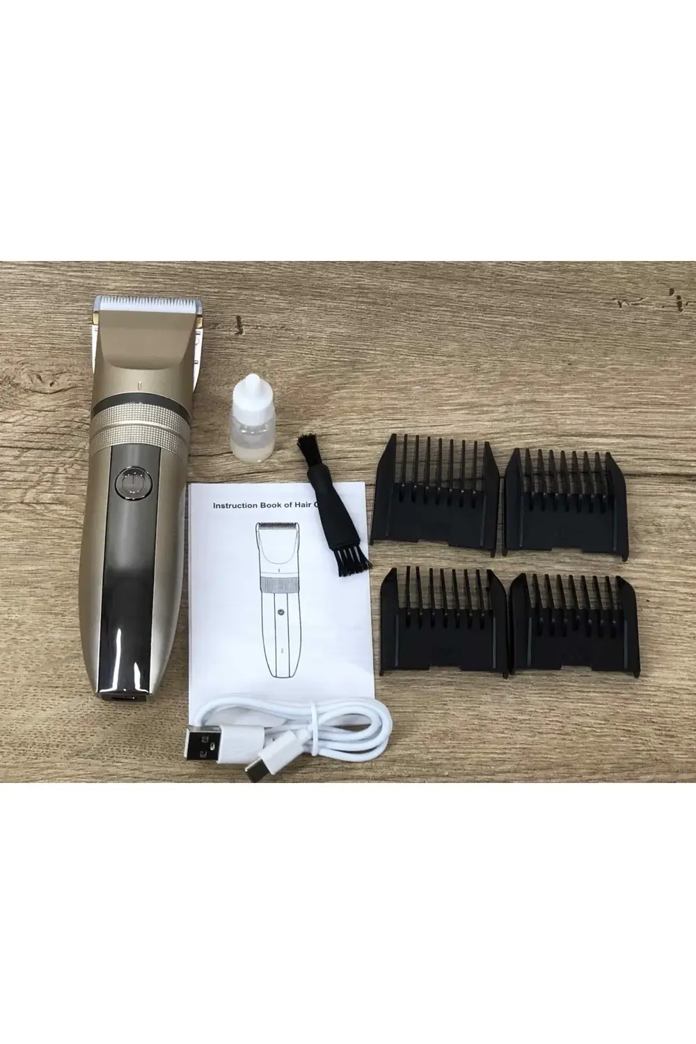 Kablosuz Profesyonel Kuaför Tipi Dijital Gösterge Şampanya Rengi