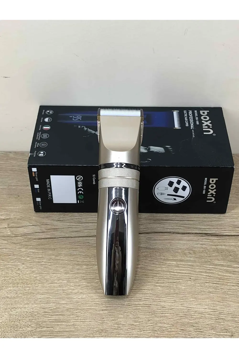 Kablosuz Profesyonel Kuaför Tipi Dijital Gösterge Şampanya Rengi