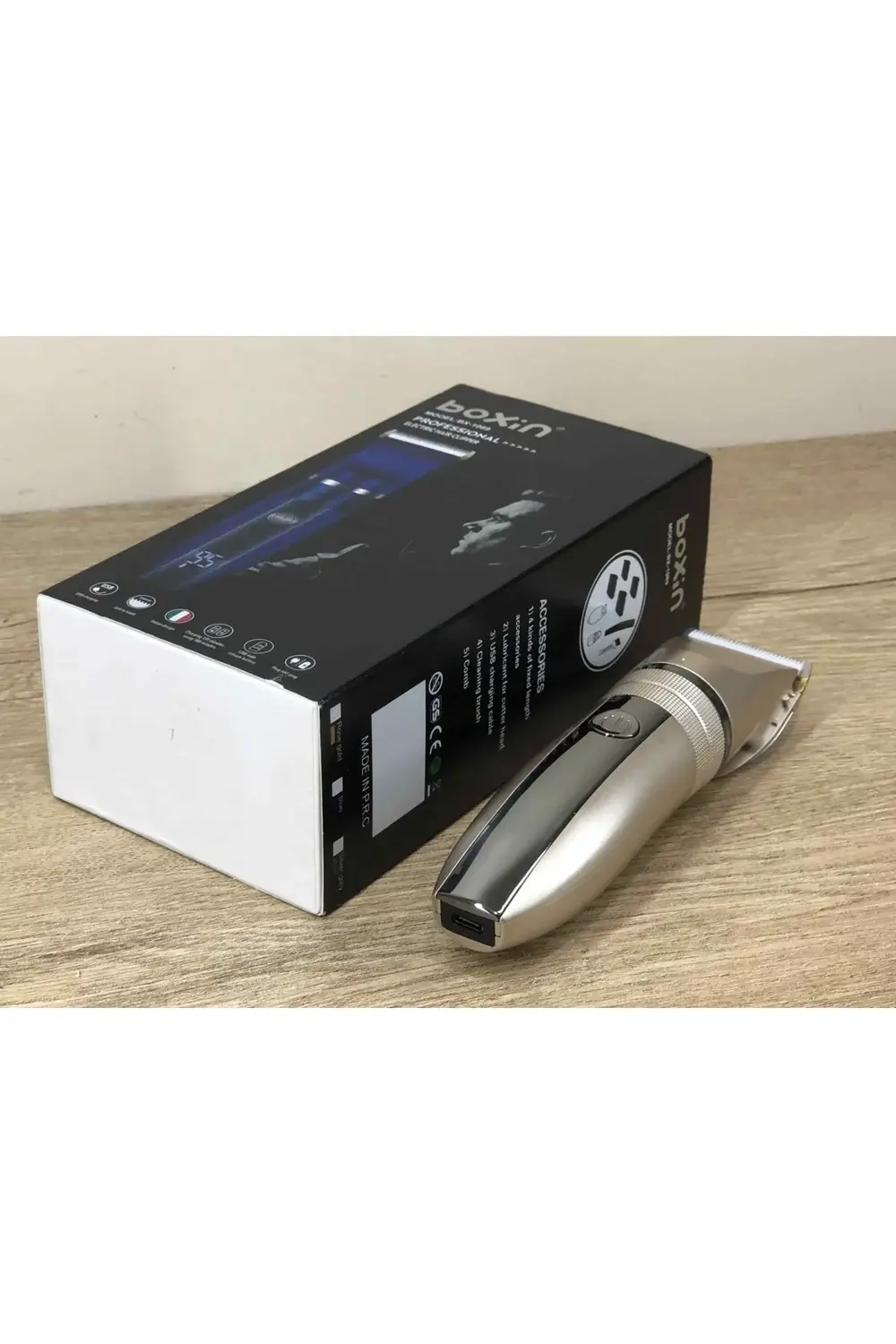 Kablosuz Profesyonel Kuaför Tipi Dijital Gösterge Şampanya Rengi