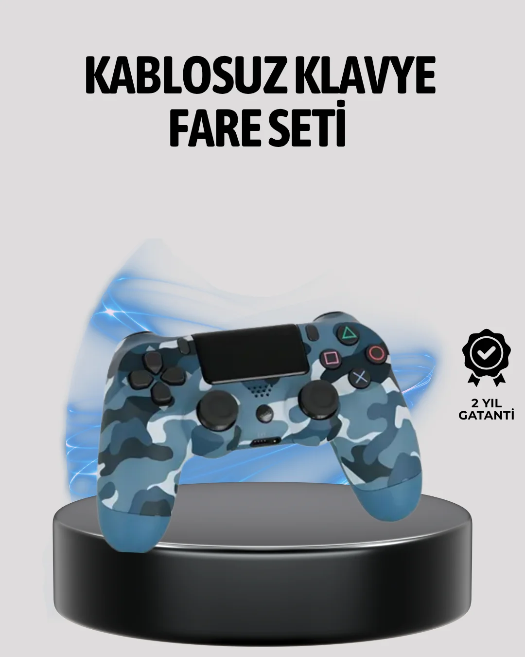 Kablosuz PS4 Controller Çift Motorlu Dayanıklı Gamepad Kablosuz PS4 Controller Çift Motorlu Dayanıklı Gamepad