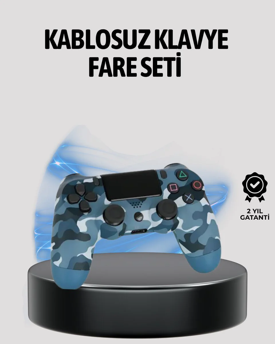 Kablosuz PS4 Controller Çift Motorlu Dayanıklı Gamepad - Kusursuz Oyun Deneyimi Fiyatı, Yorumları ve Özellikleri