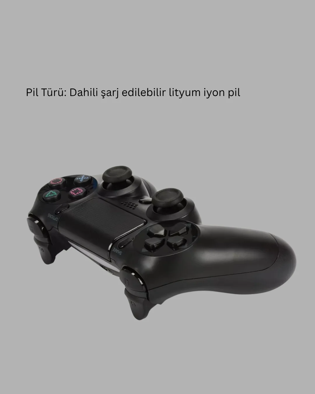 Kablosuz PS4 Oyun Kolu – Çift Titreşimli Motor, Uzun Pil Ömrü ve Hassas Kontrol Yeni Nesil
