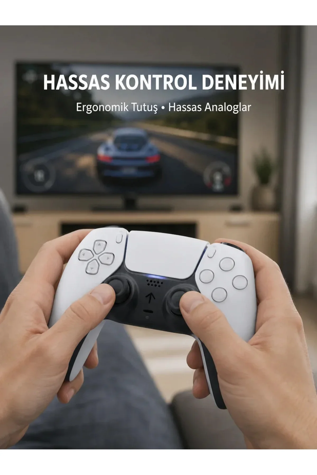 Kablosuz PS5 Oyun Kumandası Hızlı Tepki ve Ergonok Tutuş Yeni Nesil Kablosuz PS5 Oyun Kumandası Hızlı Tepki ve Ergonok Tutuş Yeni Nesil