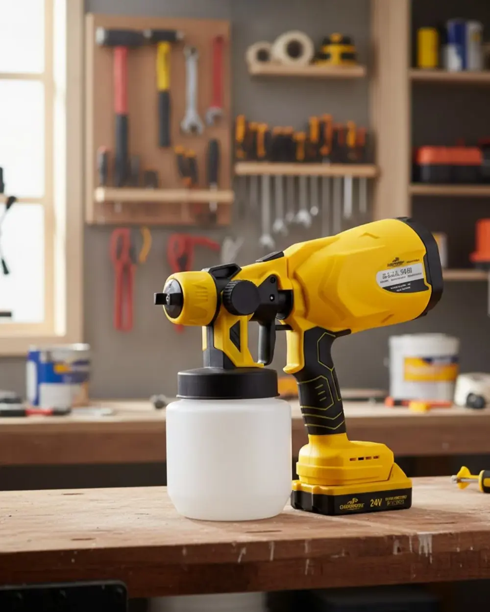 Kablosuz Püskürtme Tabanca Yüksek Performanslı Ev ve Atölye Kulla