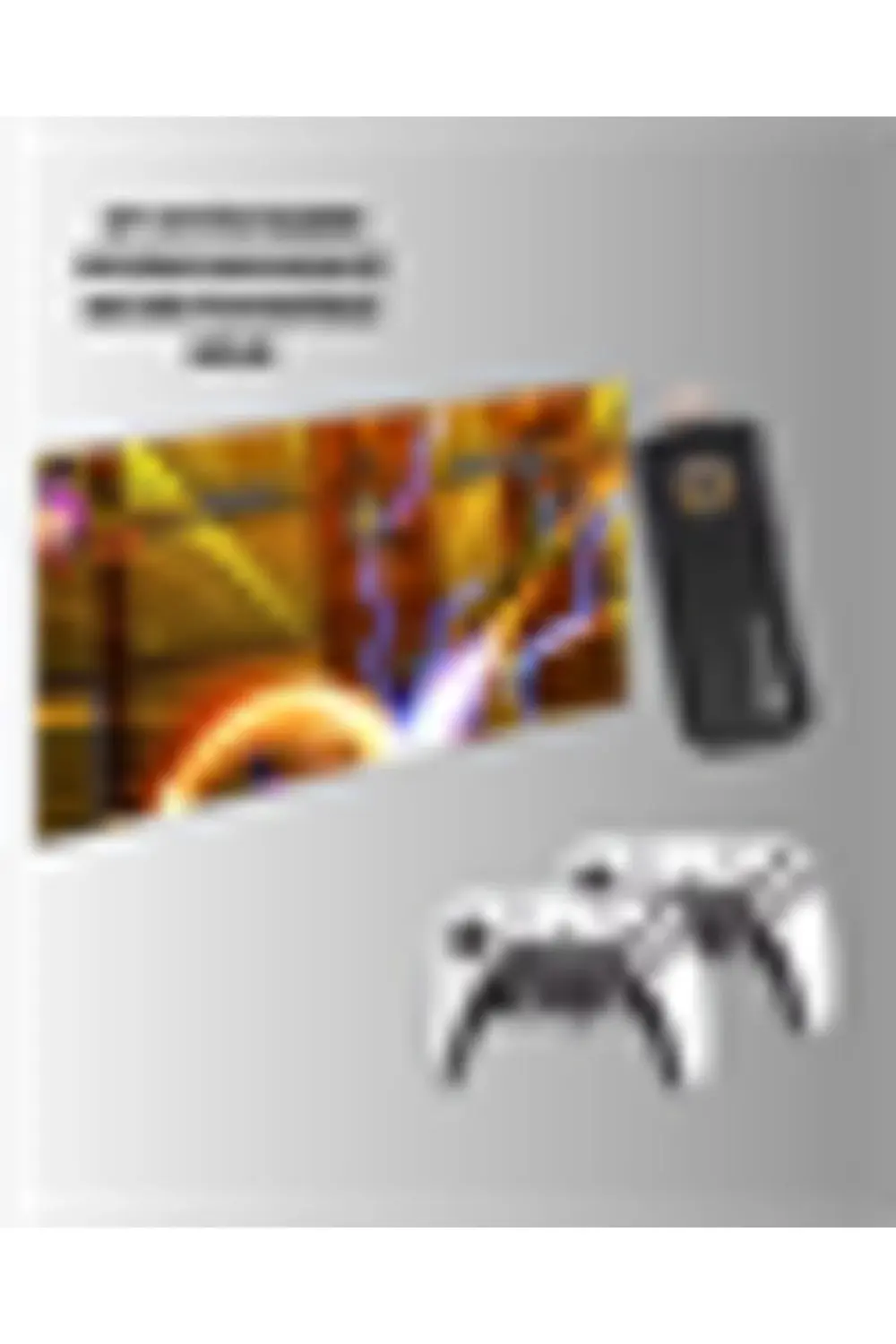 Kablosuz Retro Oyun Konsolu – Geniş Oyun Kütüphanesi ve HD Görünt