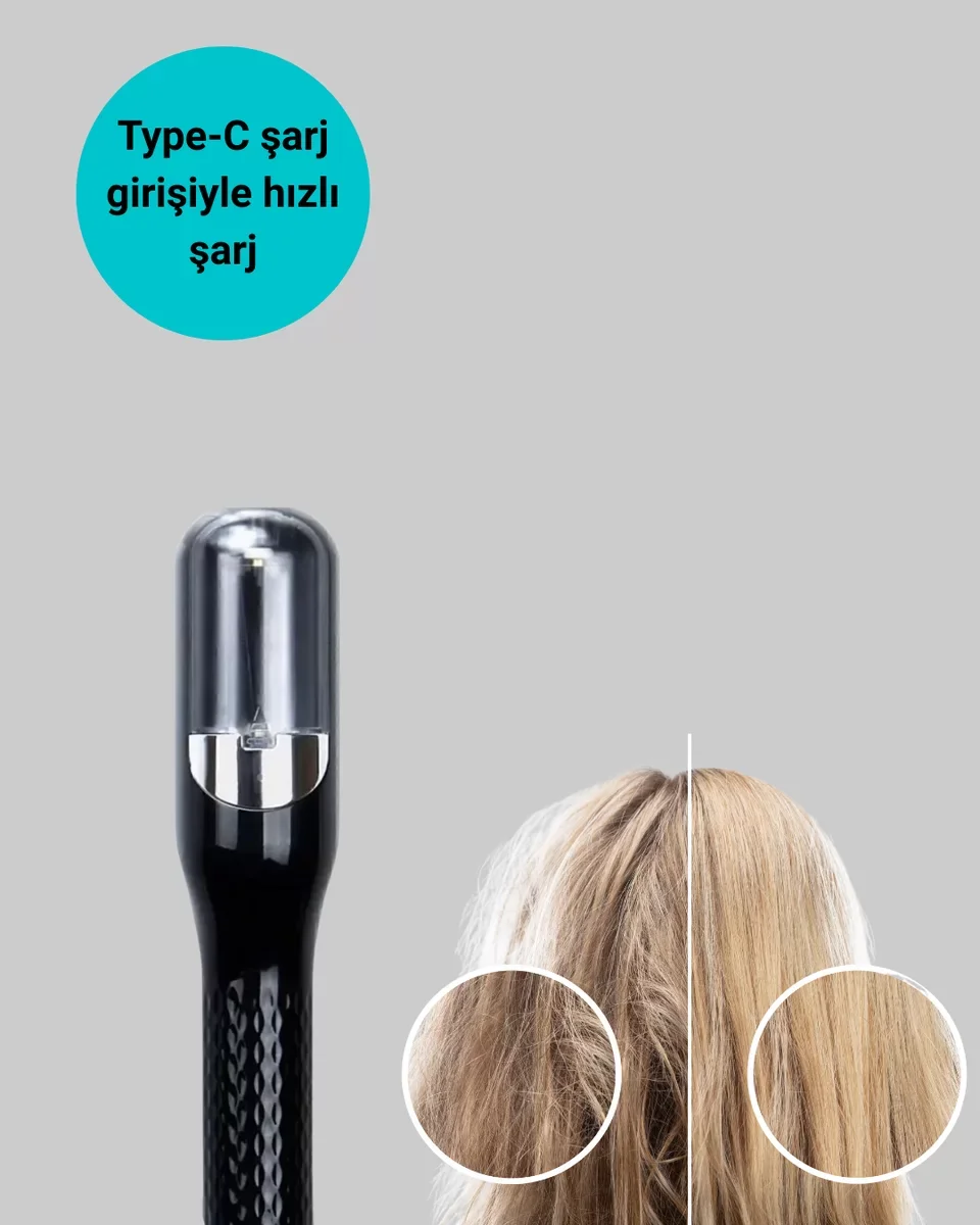 Kablosuz Saç Düzeltici Şarjlı Elektrikli Bakım Makinesi RH-6668 Yeni Nesil