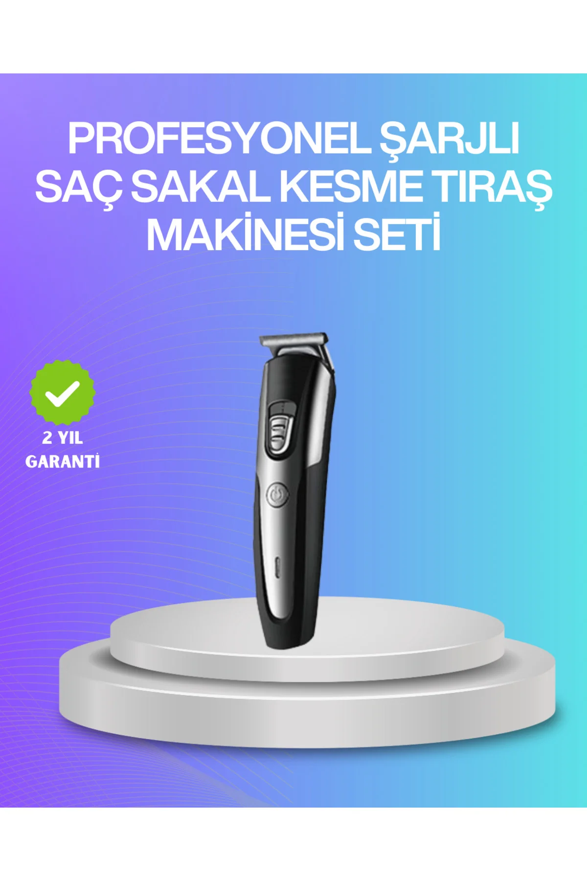 Kablosuz Saç Sakal Kesme Makinesi Kuaför Tipi Hassas Kesim
