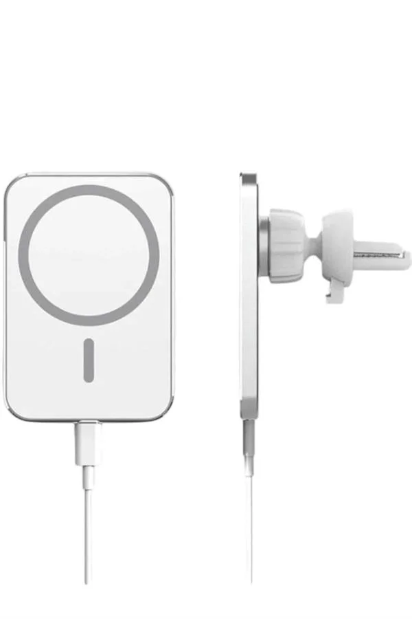 Kablosuz Şarj Aleti Magsafe Araç Içi Manyetik Şarj 15W İOS Uyumlu Yeni Nesil
