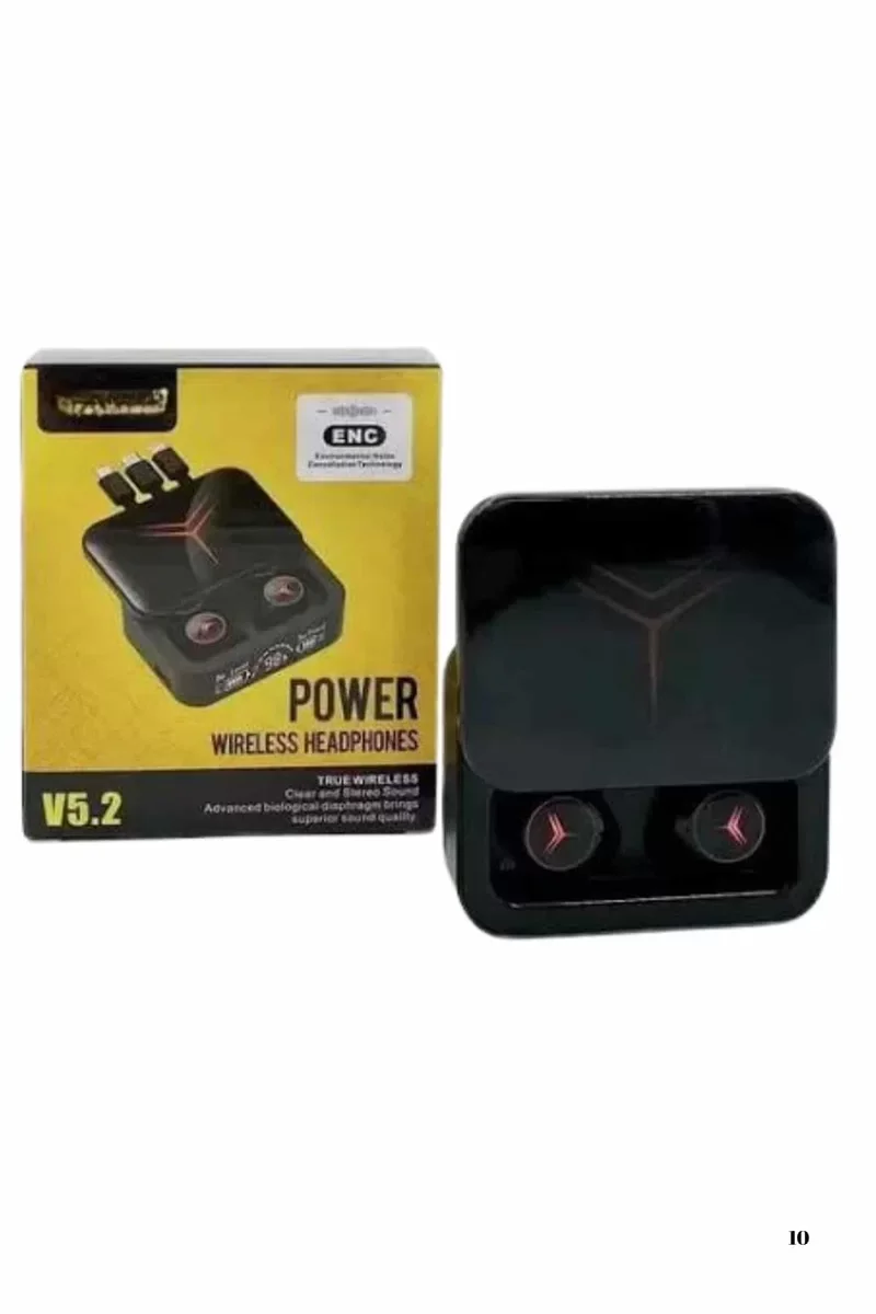 Kablosuz Şarj Göstergeli Powerbank Özellikli Bluetooth Kulaklık Çağrı Cevaplayabilen Yeni Nesil