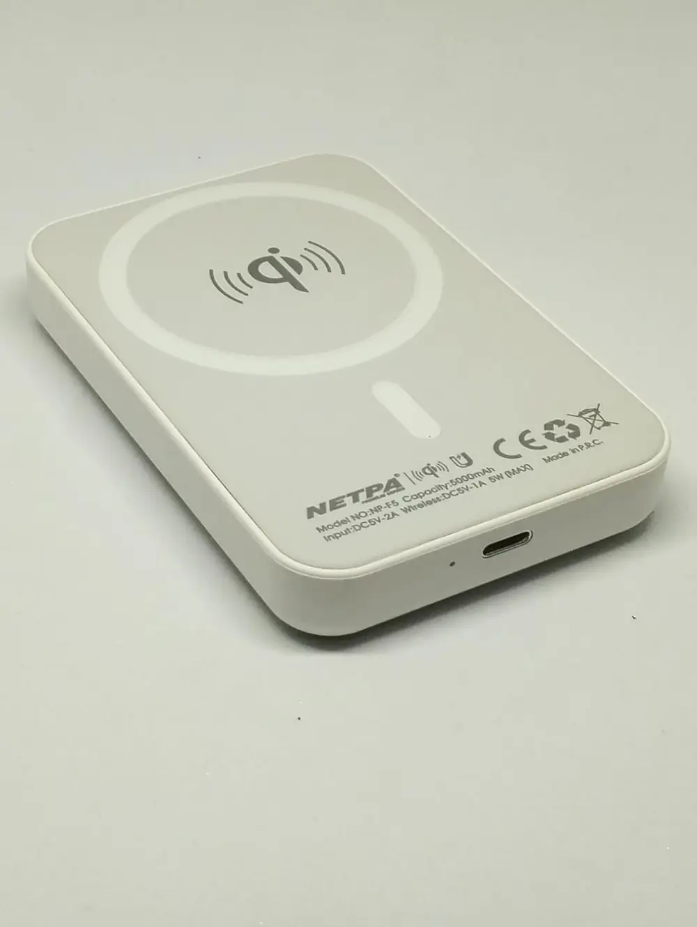 Kablosuz şarj özellikli powerbank