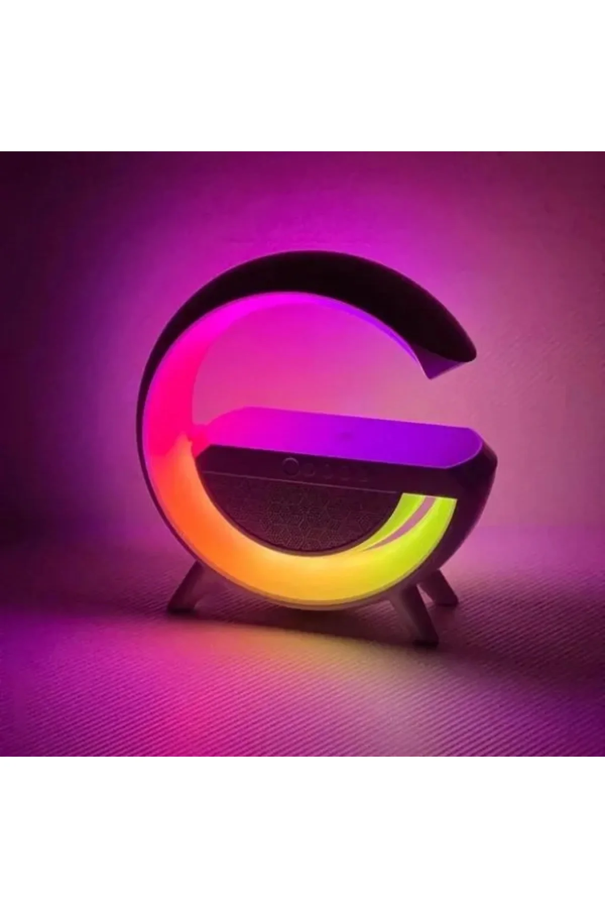 Kablosuz Şarj Standlı Rgb Hoparlör