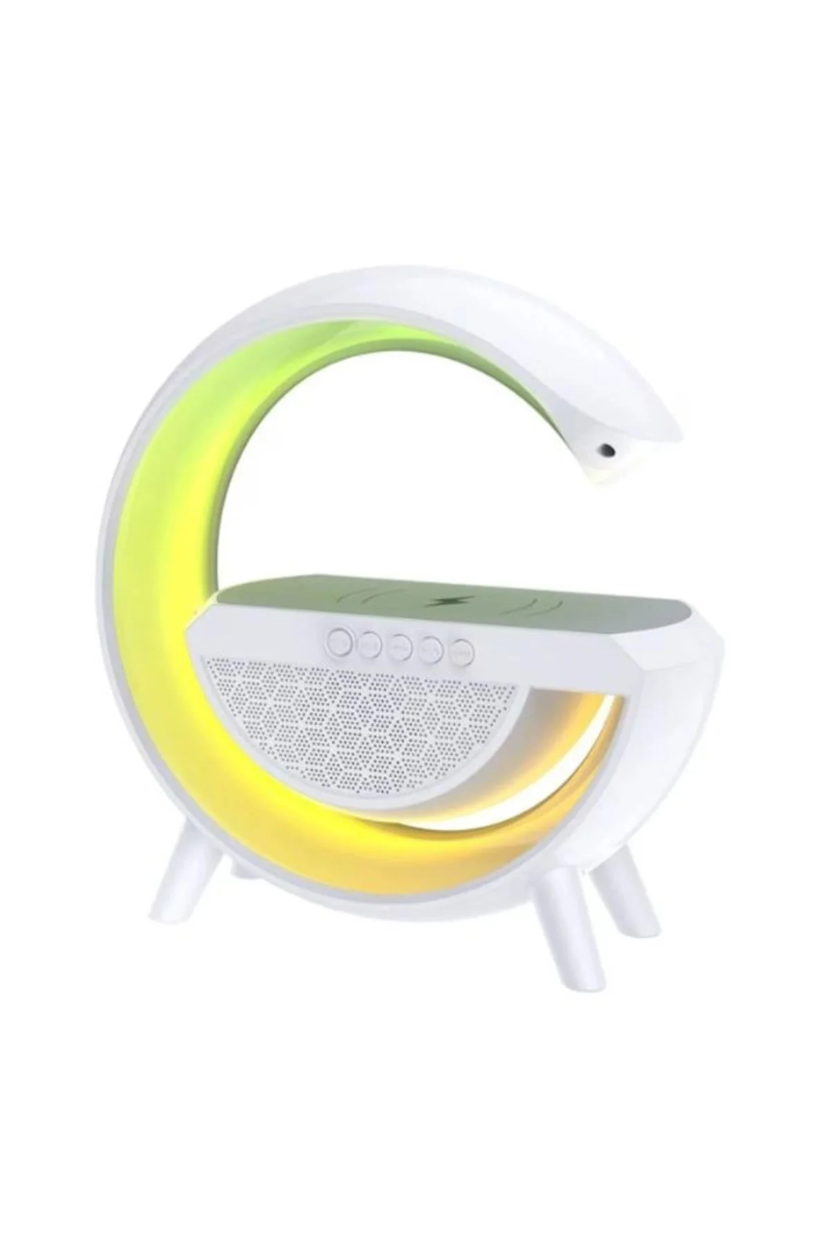 Kablosuz Şarj Standlı Rgb Hoparlör