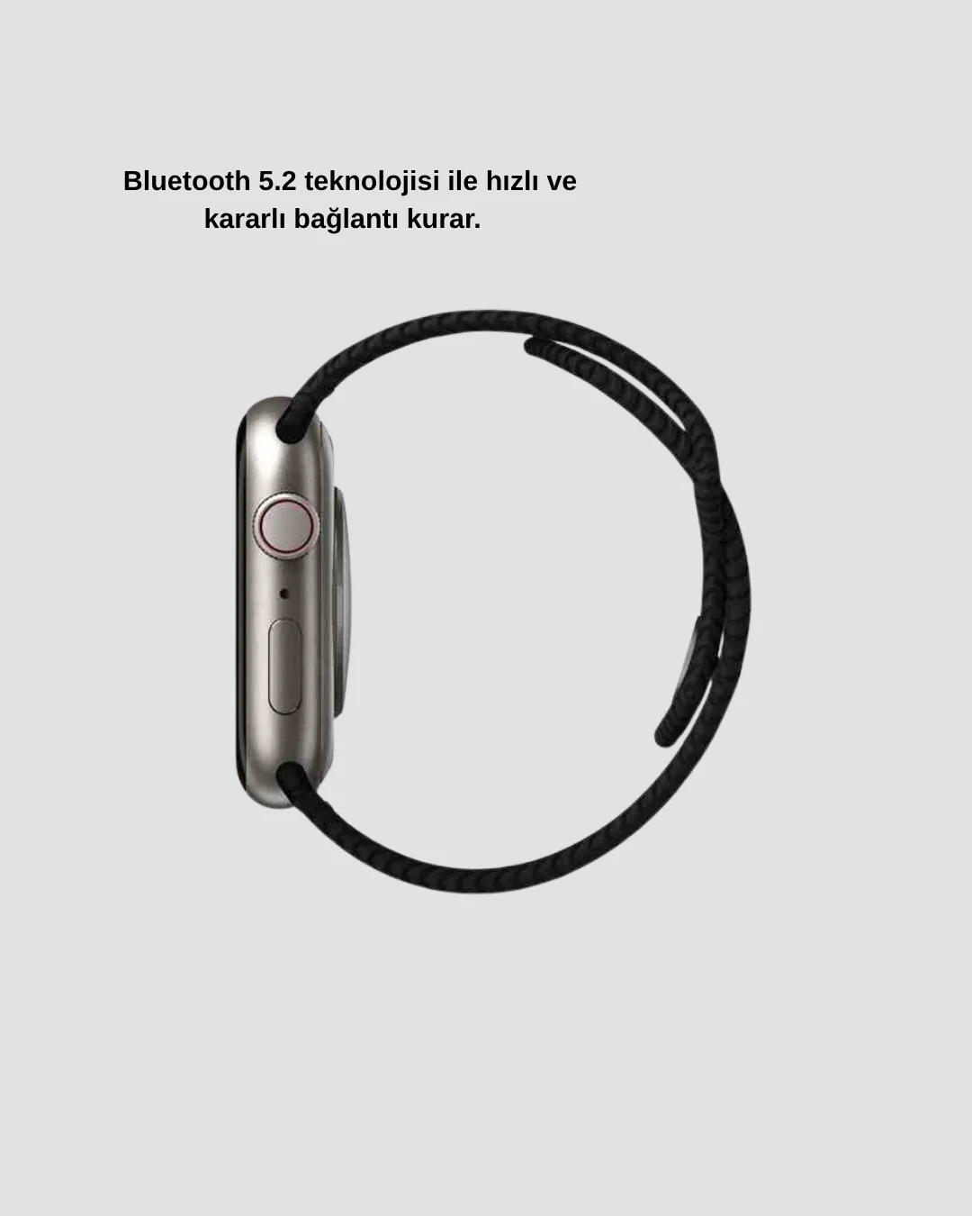 Kablosuz Şarjlı Akıllı Saat Bluetooth Arama Bildirim Destekli Uzun Pil Ömürlü