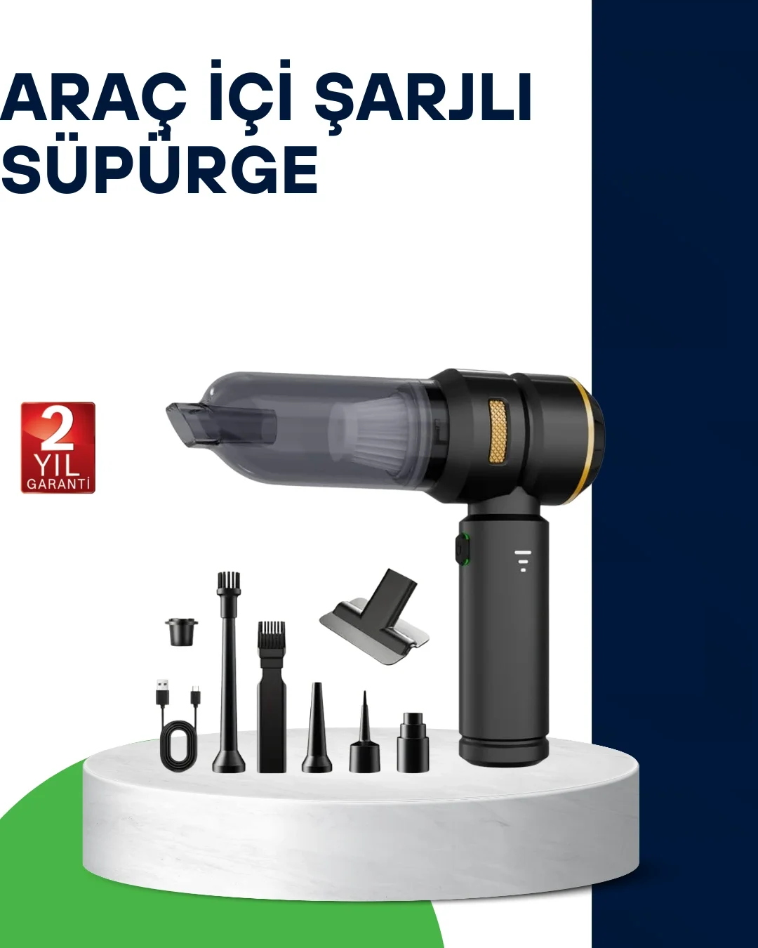 Kablosuz Şarjlı Araç İçi ve Küçük Alanlar İçin Güçlü Vakumlu Süpürge Fiyatı, Yorumları ve Özellikleri