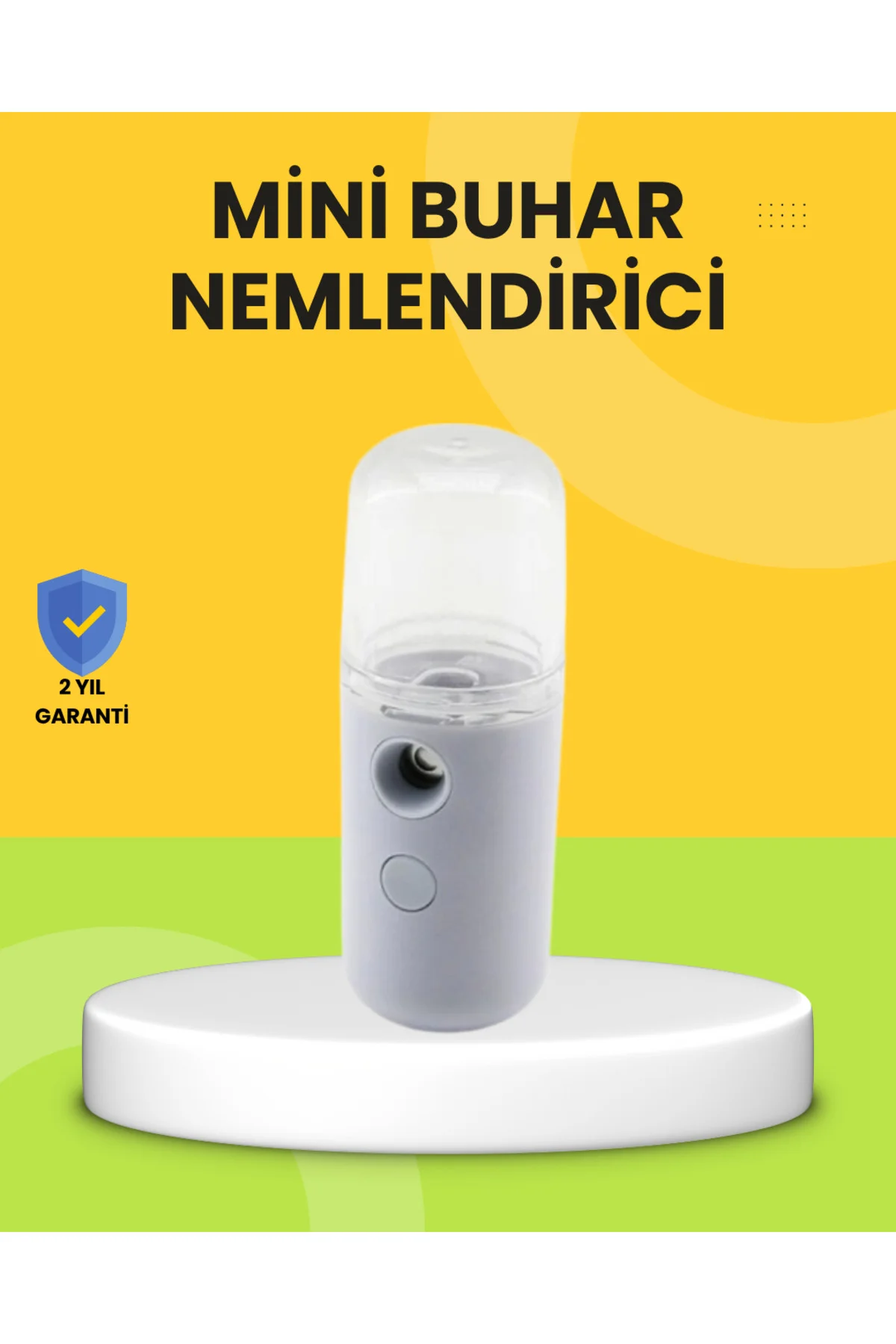 Kablosuz Şarjlı Buharlı Nemlendirici – Enerji Tasarruflu Taşınabilir Cilt Bakım Cihazı