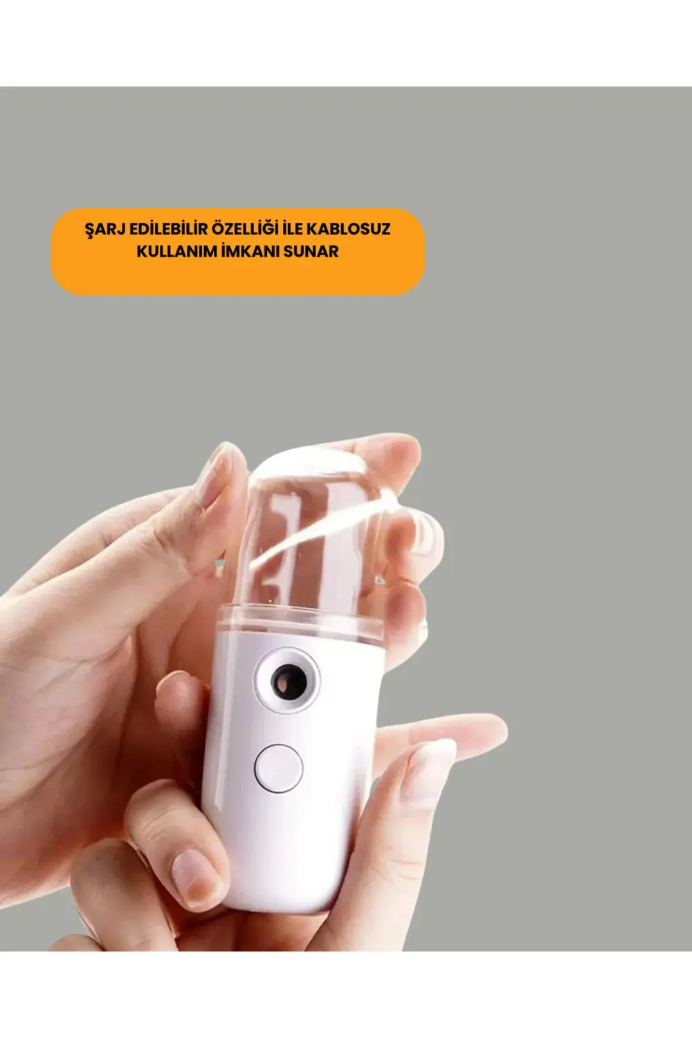 Kablosuz Şarjlı Buharlı Nemlendirici – Enerji Tasarruflu Taşınabi