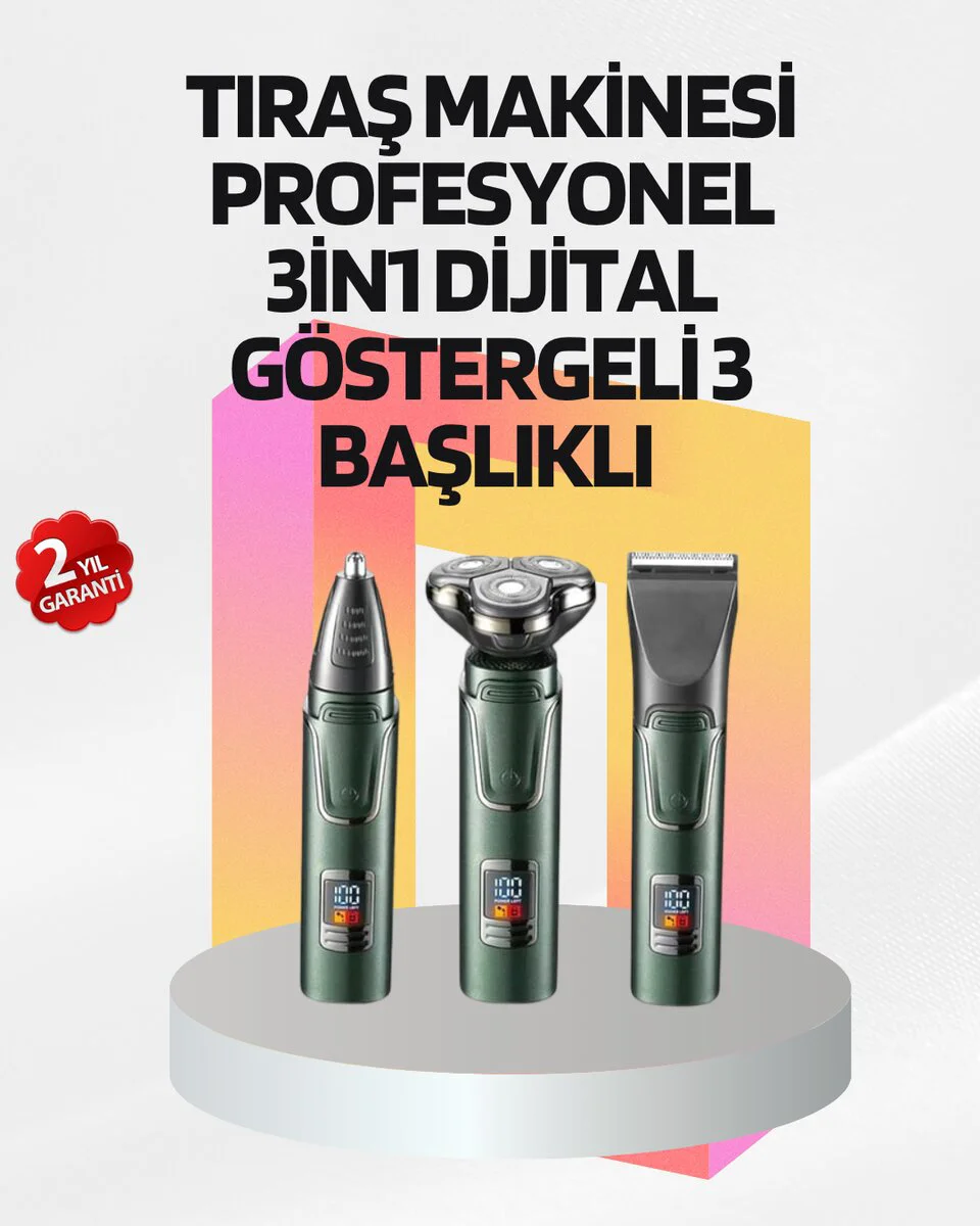 Kablosuz Şarjlı Çok Amaçlı Tıraş Makinesi - Kablosuz Tıraş ve Bakım