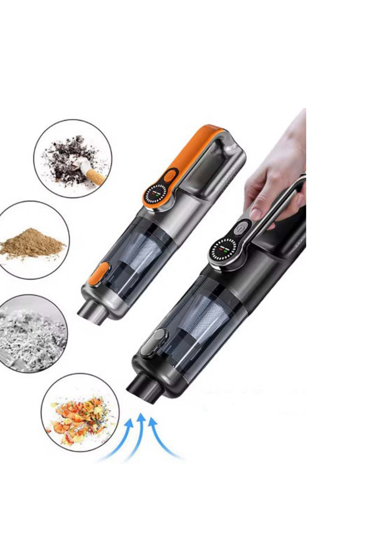 Kablosuz Şarjlı El Süpürgesi Güçlü Emiş ve Kompakt Tasarım - Lisi