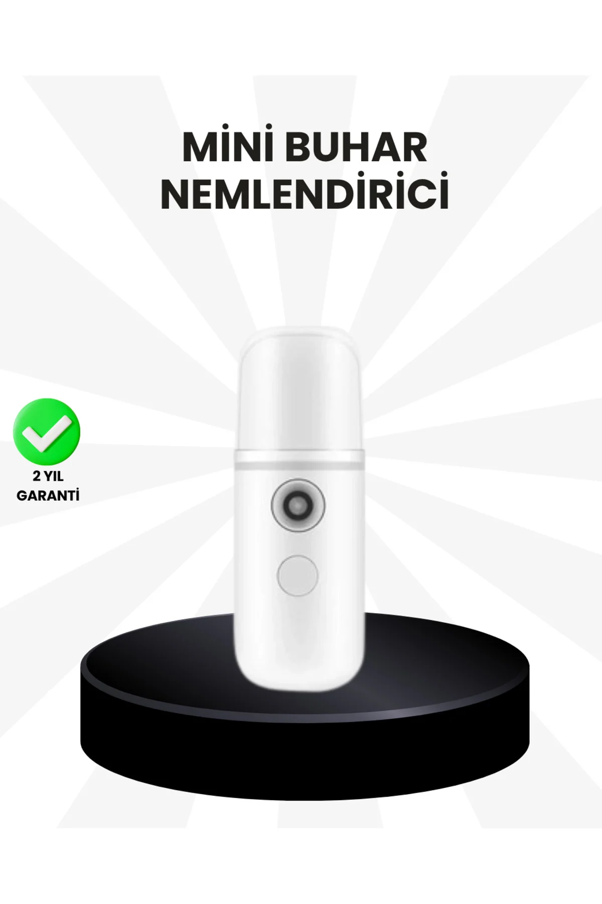 Kablosuz Şarjlı Mini Buhar Nemlendirici – Cilt ve Ortam İçin Taşınabilir Akıllı Cihaz